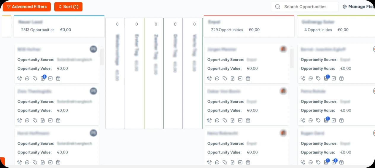 CRM Dashboard